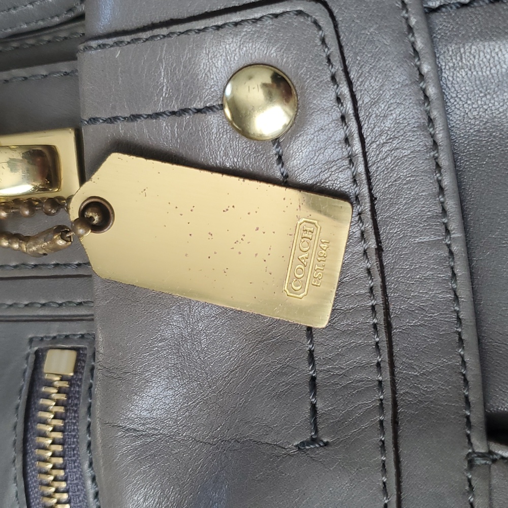 Vintage Leather Coach bag - Picture 8 of 16
